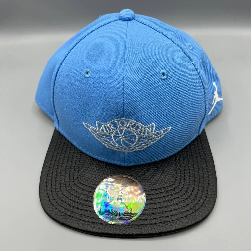 Air Jordan Hat Men Blue‎ Black Jumpman Snap Back Cap